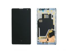 Nokia Lumia 1020 LCD Black With Frame OEM - 5508060121345