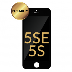 iPhone 5S/5SE LCD Assembly (PREMIUM REFURBISHED) (BLACK) - 5501200423415