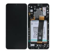 Genuine Samsung Galaxy A32 5G (A326B) Complete LCD With Touchpad and Frame in Black - Part no: GH82-25453A / GH82-25121A/25122A