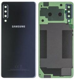 Genuine Samsung Galaxy A7 2018 SM-A750 Black Battery Cover - GH82-17829A