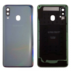 Genuine Samsung Galaxy A40 SM-A405 Black Battery Cover - GH82-19406A