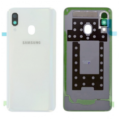 Genuine Samsung Galaxy A40 SM-A405 White Battery Cover - GH82-19406B