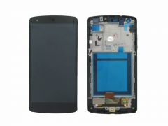LG Nexus 5 (D820) LCD Black With Frame OEM - 5505701434527