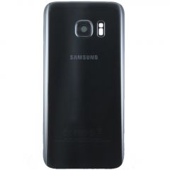 Genuine Samsung Galaxy S7 G930 Black Battery Cover & Adhesive - GH82-11384A