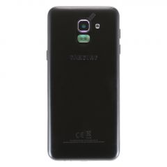 Official Samsung Galaxy J6 2018 J600 Black Back / Battery Cover - GH82-16866A