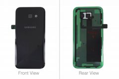 Genuine Samsung Galaxy A5 2017 A520 Black Glass Rear Battery Cover - GH82-13638A
