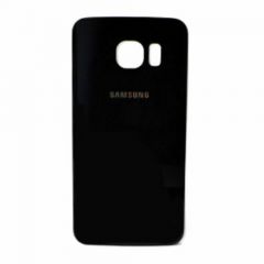 Genuine Samsung Galaxy S6 Edge G925F Black Glass Rear Cover with Adhesive - GH82-09602A
