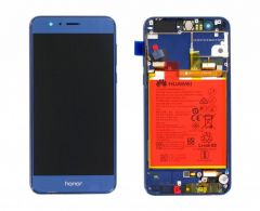 Official Honor 8 Blue LCD Screen & Digitizer with Battery - 02350USN