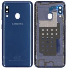 Genuine Samsung Galaxy A20e SM-A202 Blue Battery / Rear Cover - GH82-20125C