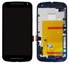 Motorola Moto G2 LCD Black With Frame OEM - 5507011153425