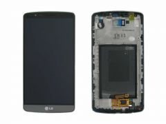 LG G3 D855 LCD Black With Frame OEM - 5505454123451