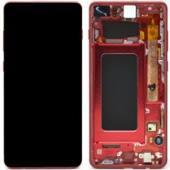 Official Samsung Galaxy S10+ G975 Cardinal Red LCD Screen & Digitizer - GH82-18849H
