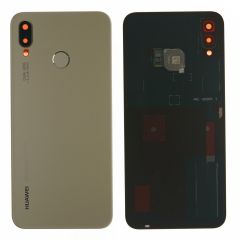 Official Huawei P20 Lite Platinum Gold Battery Cover with Fingerprint Sensor - 02351WTG