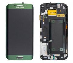 Genuine Samsung Galaxy S6 Edge G925F Green LCD Screen & Digitizer - GH97-17162E