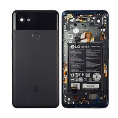 Google Pixe2 XL 6.0 Housing with Back Door and Small Parts & Battery Pre-installed (BLACK) 