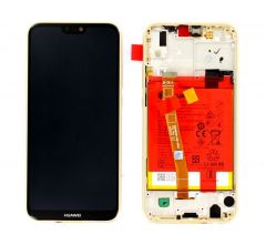 Official Huawei P20 Lite Gold LCD Screen & Digitizer with Battery - 02351WRN