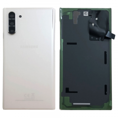 Official Samsung Galaxy Note 10 SM-N970 Aura White Battery Cover with Adhesive - GH82-20528B
