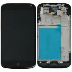 LG Nexus 4 LCD Black With Frame OEM - 5505701312345