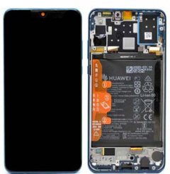 Official Huawei P30 Lite Peacock Blue LCD Screen & Digitizer with Battery New Edition- 02353FQE