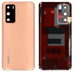   Official Huawei P40 Blush Gold Battery Cover with Adhesive - 02353MGD