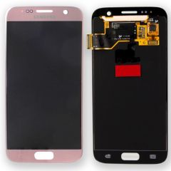 Genuine Samsung Galaxy S7 G930 Pink Gold LCD Screen & Digitizer No LCD Adhesive - GH97-18523E