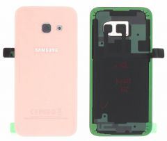  Genuine Samsung Galaxy A3 2017 A320 Pink Gold Glass Rear Battery Cover - GH82-13636D