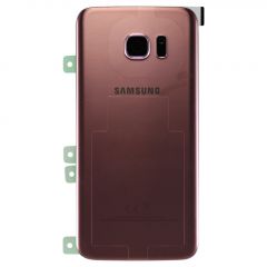Genuine Samsung Galaxy S7 Edge G935 Pink Gold Battery Cover & Adhesive - GH82-11346E
