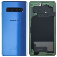 Official Samsung Galaxy S10 G973 Prism Blue Battery Cover - GH82-18378C