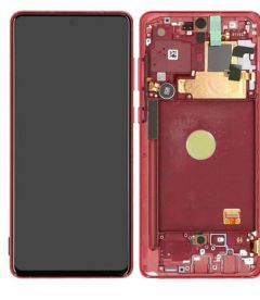 Genuine Samsung Galaxy Note 10 Lite (N770F) lcd Screen in Red - Part no: GH82-22055C