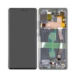 Genuine Samsung S10 Lite (SM-G770F) Black Complete lcd and touchpad with frame - Part no: GH82-21672A