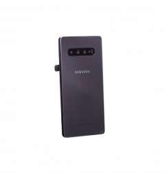 Official Samsung Galaxy S10+ G975 Ceramic Black - Replacement Battery Cover - GH82-18867A