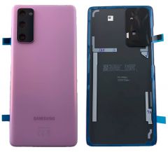 Genuine Samsung Galaxy S20 FE 4G (SM-G780) Cloud Lavender Battery Cover - Part no: GH82-24263C / GH82-24223C