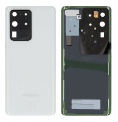 Genuine Samsung Galaxy S20 Ultra (SM-G988B) Back Cover In Cosmic White - Part No: GH82-22217C