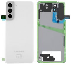 Official Samsung Galaxy S21 5G SM-G991 Phantom White Rear / Battery Cover - GH82-24519C