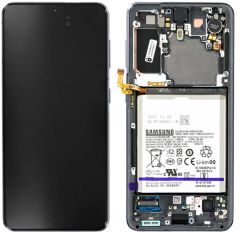 Official Samsung Galaxy S21 5G SM-G991 Phantom Grey LCD Screen & Digitizer - GH82-24716A GH82-24545A