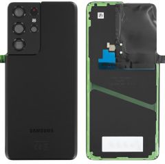 Official Samsung Galaxy S21 Ultra 5G SM-G998 Phantom Black Battery Cover - GH82-24499A