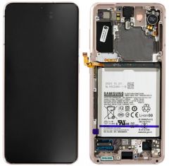 Official Samsung Galaxy S21 5G SM-G991 Phantom Violet LCD Screen & Digitizer - GH82-24716B