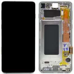 Official Samsung Galaxy S10 G973 Silver LCD Screen & Digitizer - GH82-18850G / GH82-18835G