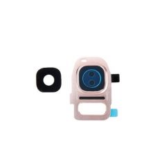 Samsung Galaxy S7 Edge/S7 Back Camera Lens w/Frame (PINK) OEM - 5502146012118