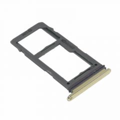 Samsung Galaxy S10E G970 - Replacement Sim & SD Card Tray Gold OEM - 400000432
