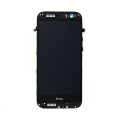 HTC One M8 LCD Display Touch Screen Digitizer Black with Frame OEM - 5506040834536