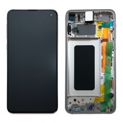 Official Samsung Galaxy S10E G970 Prism White LCD Screen & Digitizer - GH82-18852B